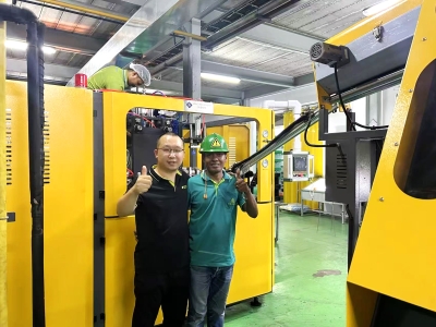 Yawei PET Blow Moulding achine in Our Customer’s Company